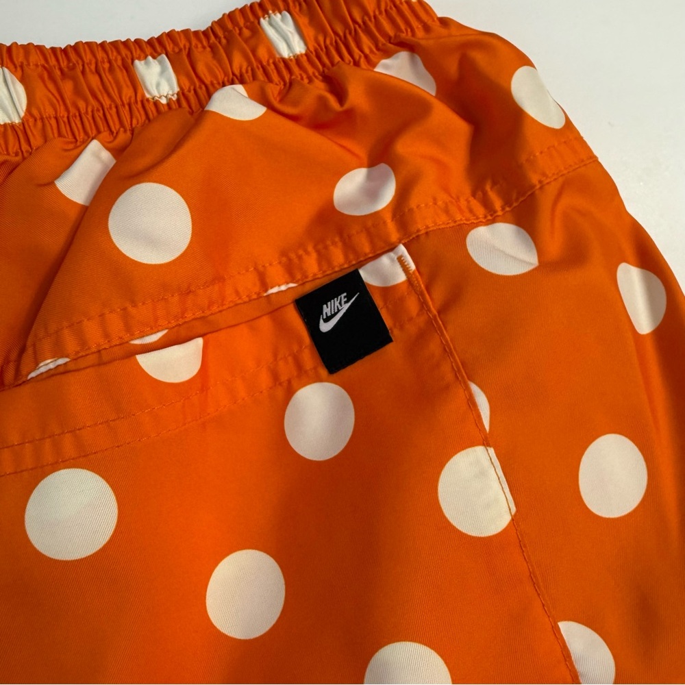 Nike Orange and White Polka Dot Shorts - Picture 6 of 6